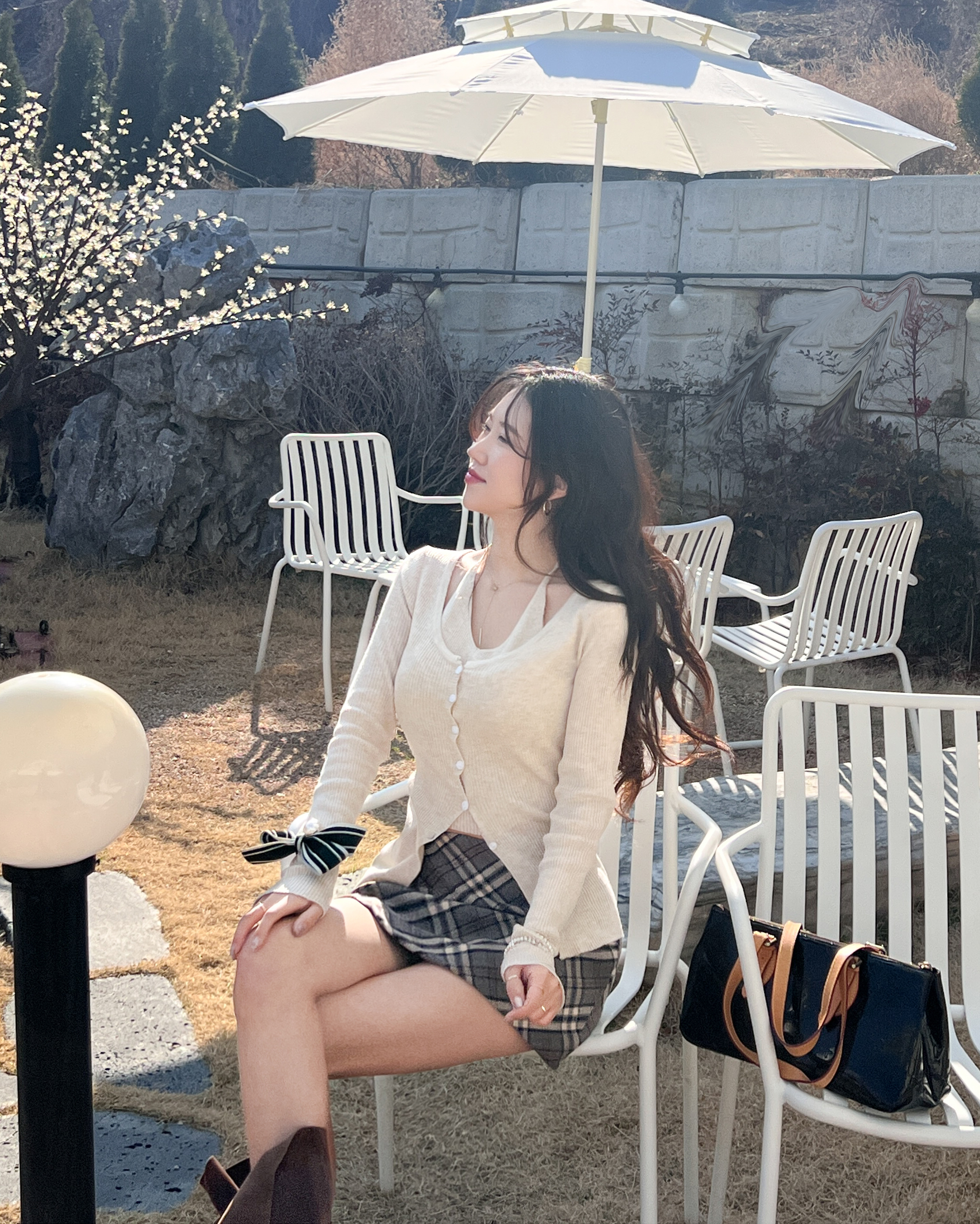 나시가디건세트 홀터넥가디건 레이어드가디건 이미지 6