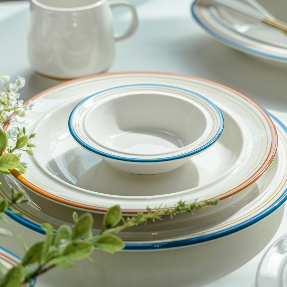 시라쿠스 메이플 원형 접시 S 빈티지 디저트 플레이트 파스타 예쁜 카페 브런치 그릇