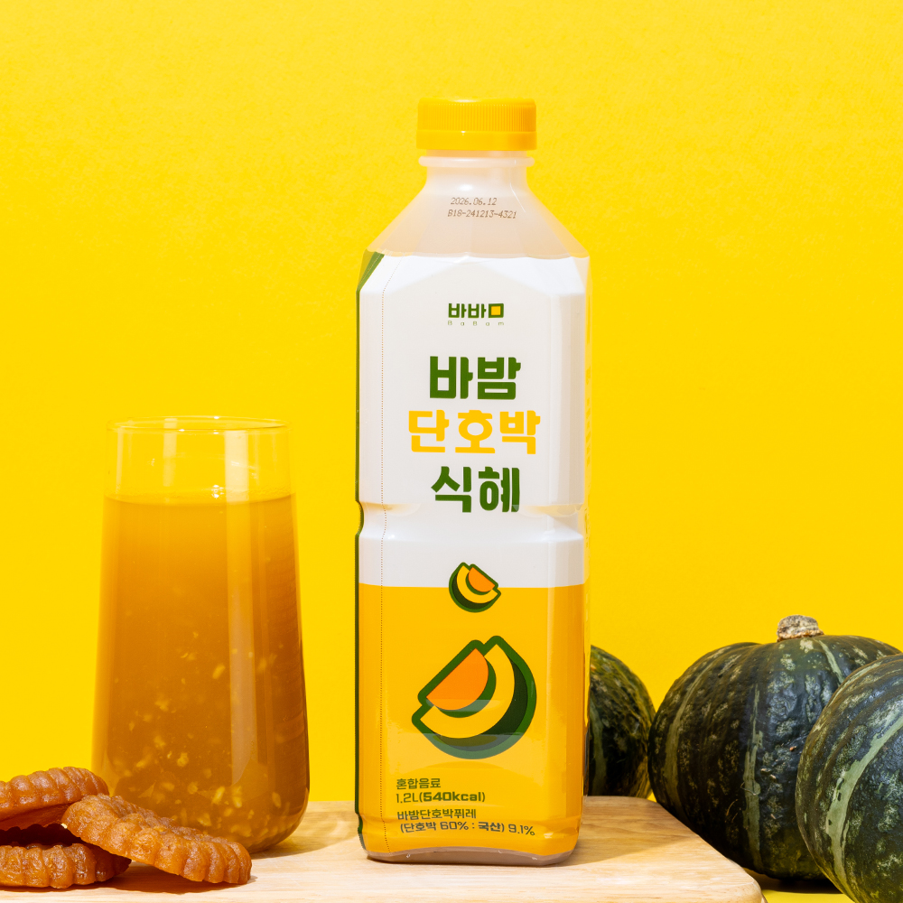 명인이 만든 바밤 단호박 식혜 국내산 엿기름 1.2L, 2개 - 상세 이미지 5