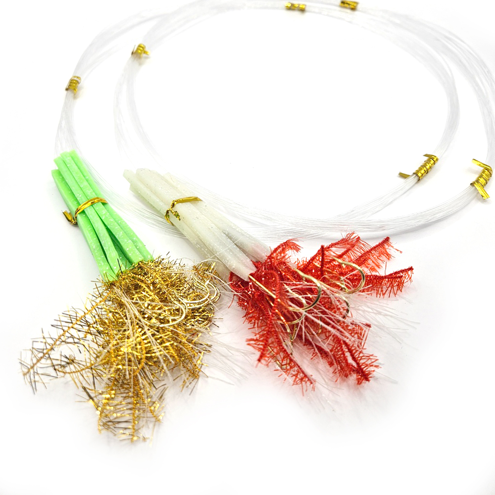 UST 25년형 신형 심해용 갈치 바늘 텐빈 갈치 UV틴셀 아가미 하이브리드 채비