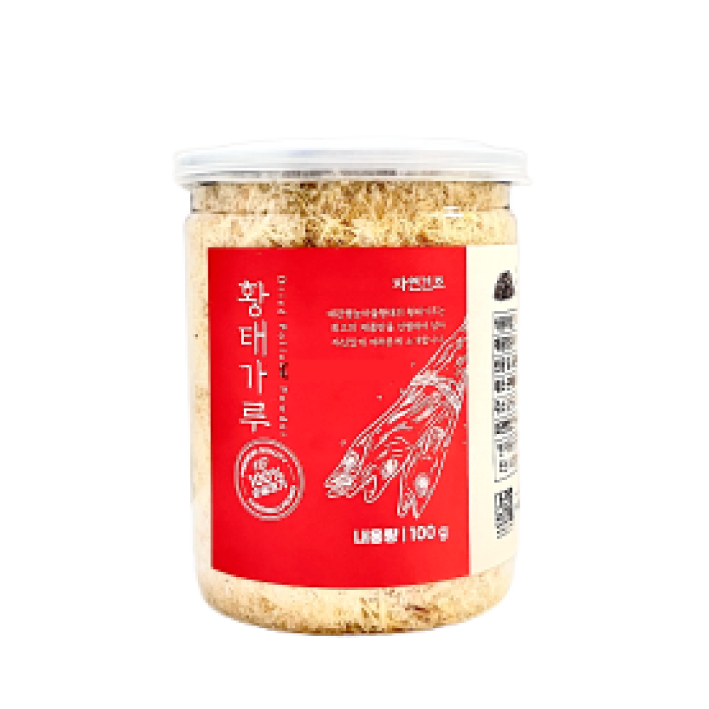 대관령눈마을 순살황태가루 자연건조 황태살코기 100g : 실감마켓