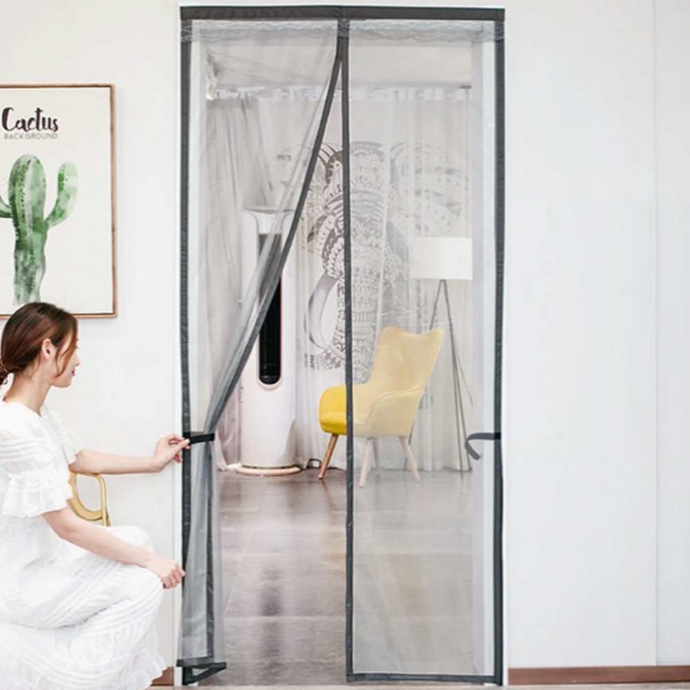 붙이는 현관모기장 방문 미세촘촘망 셀프 자석 방충망