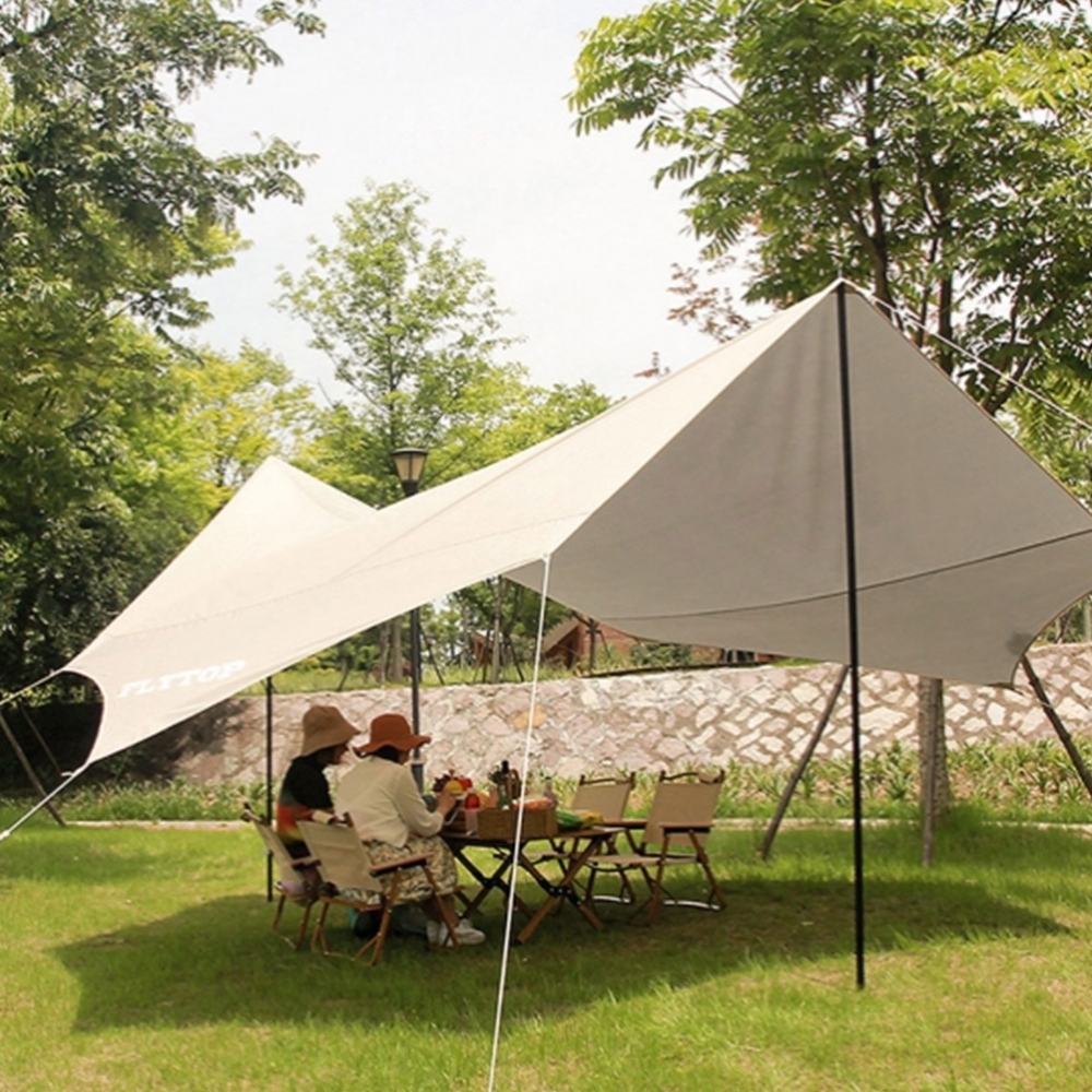 대형 헥사타프 캠핑 텐트타프 차박 그늘막 풀세트 5M