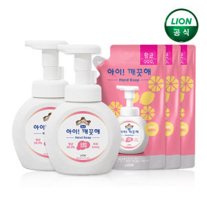 아이깨끗해 핸드워시 레몬 용기 250ml x 2개 + 리필 200ml x... 솔직 후기 | 피부 타입별 분석 - 상품 이미지 1