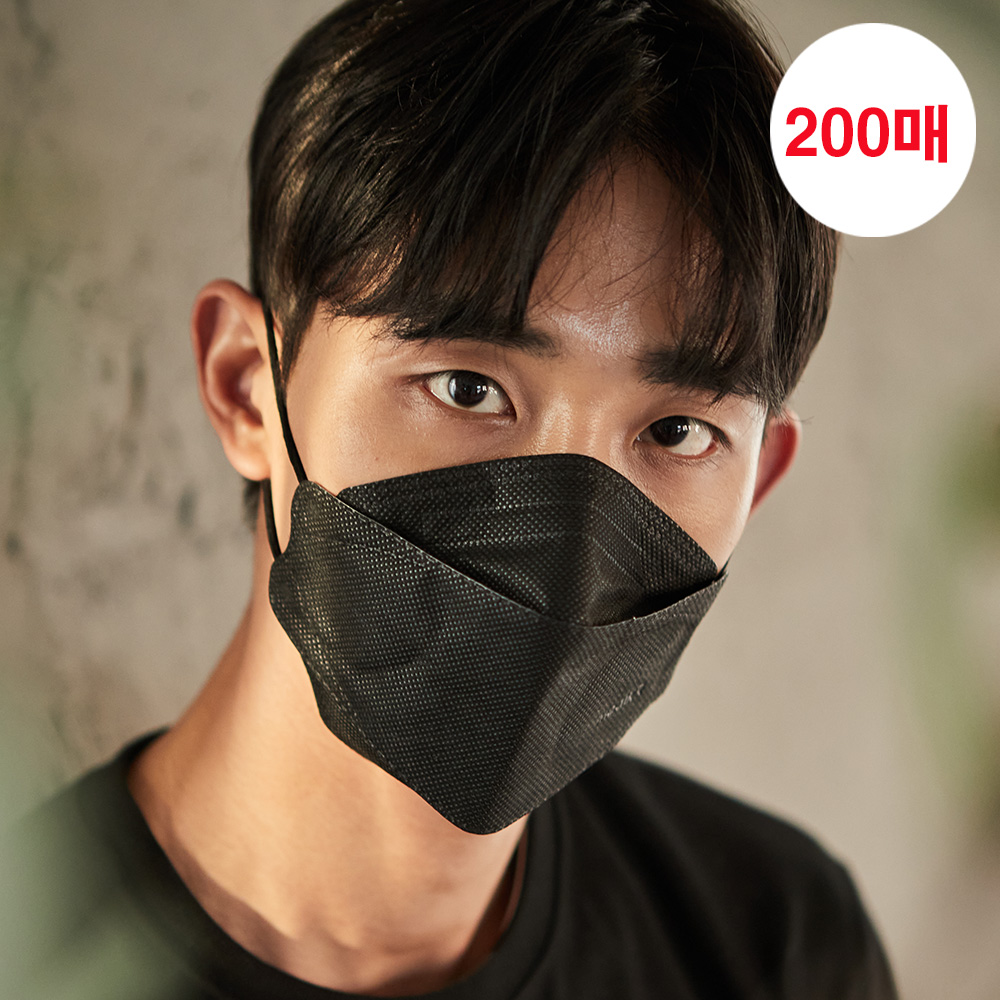 메디케이알 케어핏 입체형 KF94 대형 200매 황사마스크