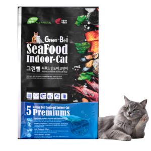 그린벨씨푸드인도어캣 5kg 고양이헤어볼 저알러지사료 솔직 후기 | 실제 사용자 리뷰 총정리 - 상품 이미지 1