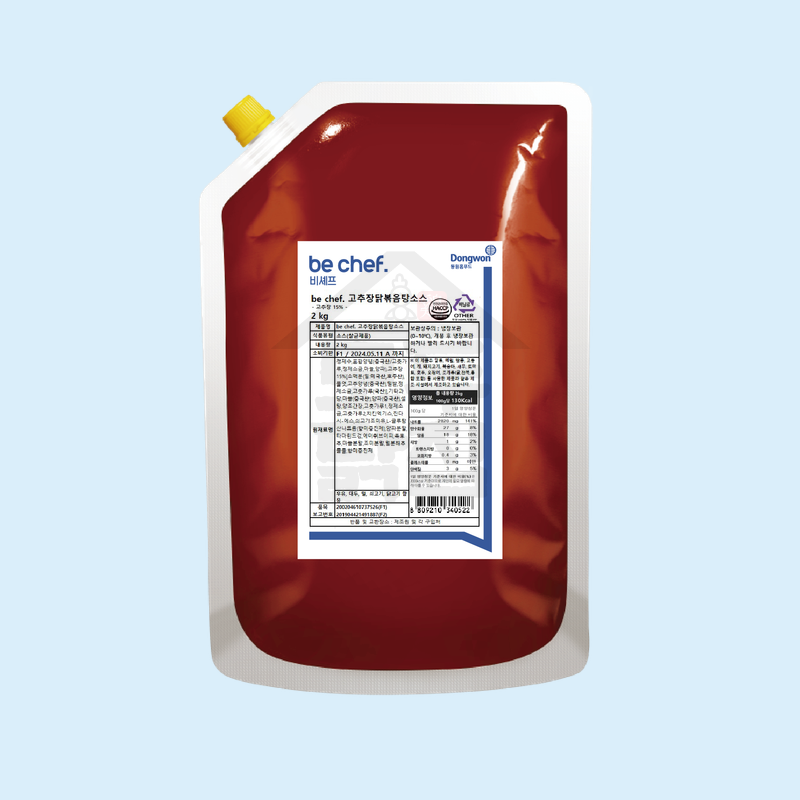 동원 홈푸드 비셰프 고추장 닭볶음탕소스 2kg 양념 - 상품 이미지