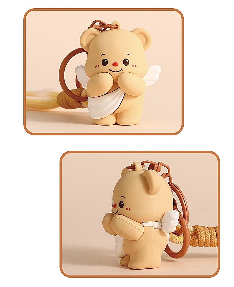 베어 곰돌이 차키키링 자동차 차키홀더링 스마트키 인형 미니 가방 키링 명품 싼