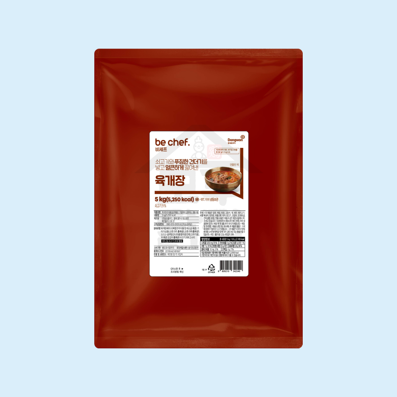동원 홈푸드 비셰프 육개장 5KGx2봉지 BOX 쇠고기 대용량 - 상세 이미지 3