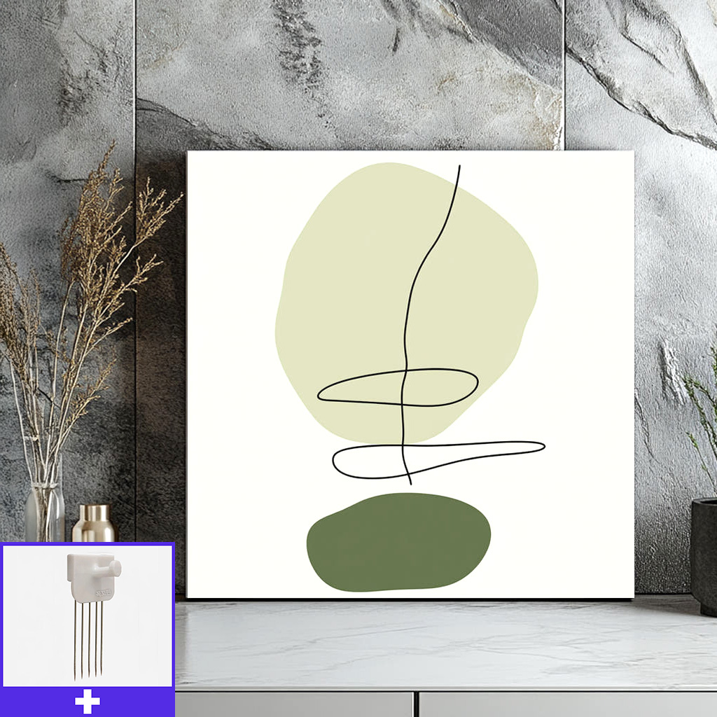 조화 80cm x 80cm 캔버스액자 추상화 - 상품 이미지