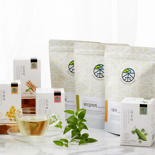 유기농 건강차 3종 세트