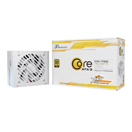 시소닉 CORE V2 GX-750 GOLD 풀모듈러 ATX3.1 파워 화이트