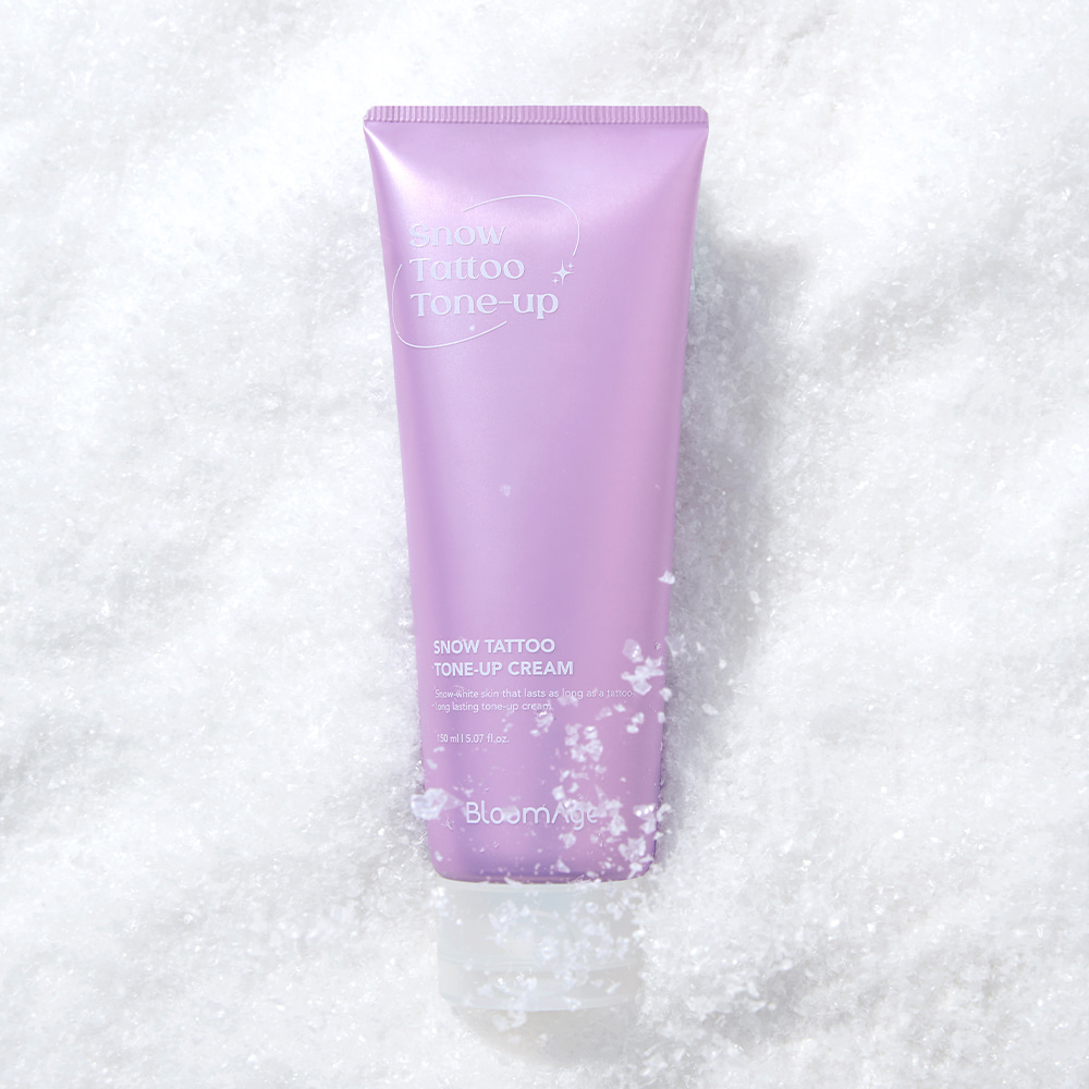 블룸에이지 스노우 타투 톤업크림 150ml 이미지 6
