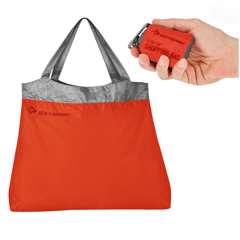 씨투써밋 울트라실 쇼핑 백 30L 캠핑 장바구니 스파이시 오렌지