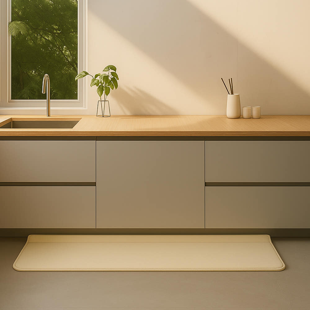 PVC 주방매트의 푹신함