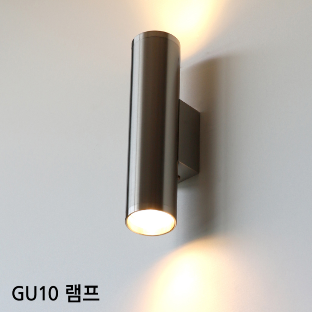 실내벽등 LED 모던 베란다 포인트 원통 원형 벽등 벽부등 실버 - 상세 이미지 3