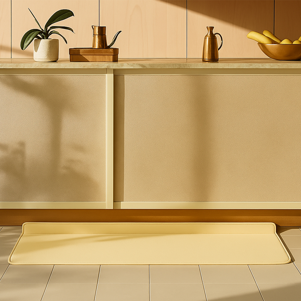 주방발매트 PVC 싱크대 두꺼운 고급 미끄럼방지 바닥매트 발판 대형 피로 방지 방수 중형