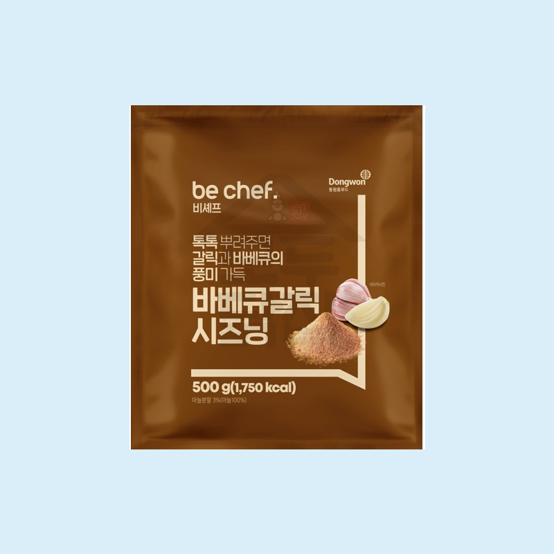 동원 홈푸드 비셰프 바베큐갈릭시즈닝 500G 분말 - 메인 이미지