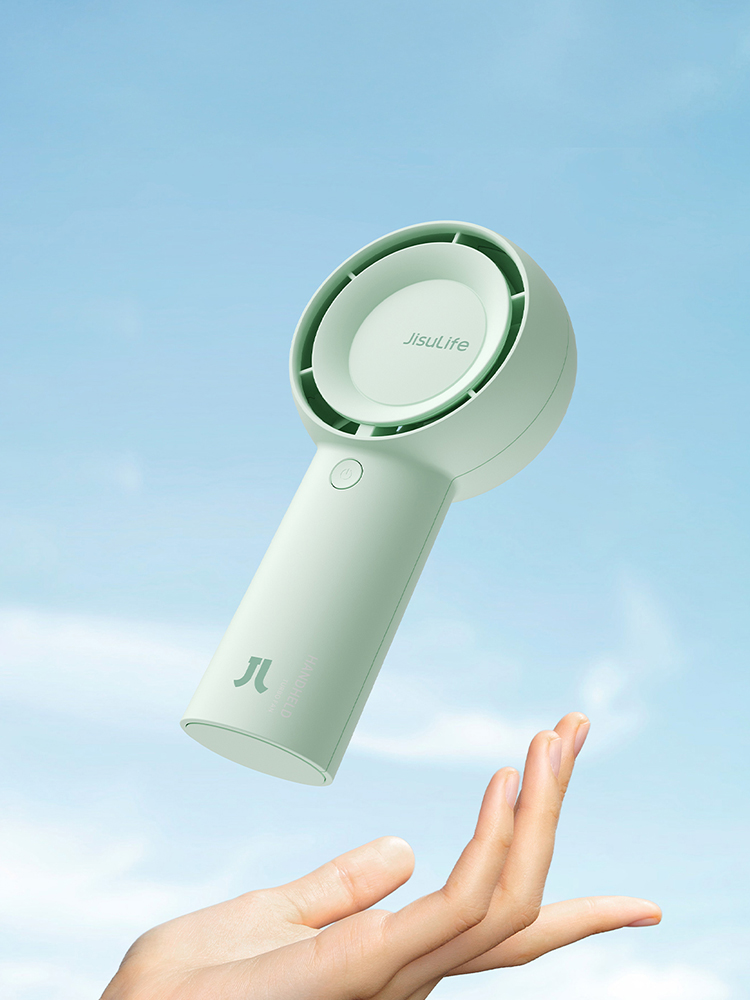 4000mAh 휴대용 무선 선풍기 미니 선풍기 손풍기 LIFE5 plus 민트 그린 - 상세 이미지 3