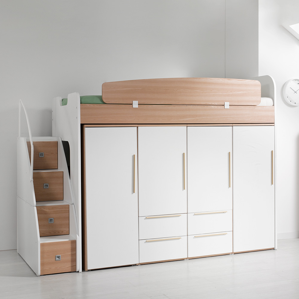 동서가구 공간활용 수납 벙커침대 옷장4세트 DFS909803