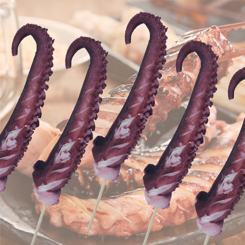 문어 다리 1kg 가문어 111g×9개 꼬치 안주 간식 캠핑 문어꼬치 대왕오징어다리 : 푸드창고 FOODSTORE
