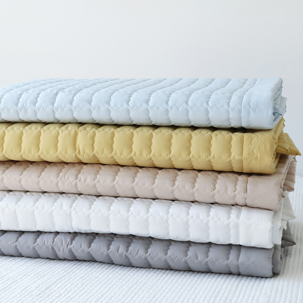 사각사각 먼지없는 바이오워싱 고밀도 순면 무지 호텔 침구 알러지케어 옥수수솜 차렵이불 SS