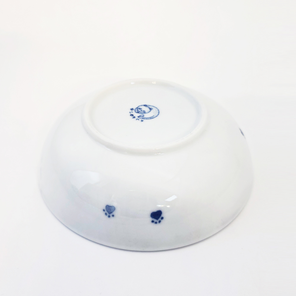 블루네코 줄고양이 중볼 16cm (일본수입그릇) - 상세 이미지 5