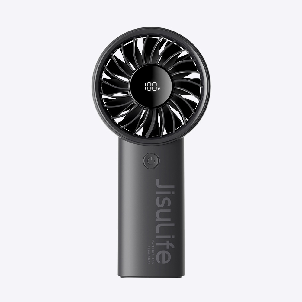 지수라이프 BLDC 휴대용 선풍기 무선 손풍기 Life4 차콜 블랙 (5000mAh) - 상세 이미지 2