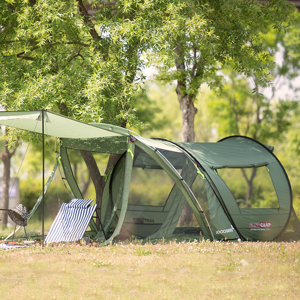 패스트캠프 테라4 아웃돔 원터치 텐트 팝업 돔 그늘막