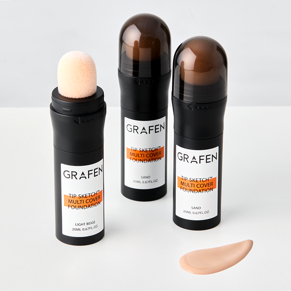 그라펜 팁스케치 리퀴드 커버 파운데이션 20ml SPF+PA+++ 23호 샌드 2개 이미지 2