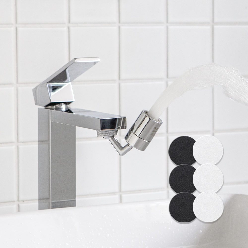 해피달링 720도 세면대 워터탭 아기 비데 수전 교체 수도꼭지+필터 3p 세트