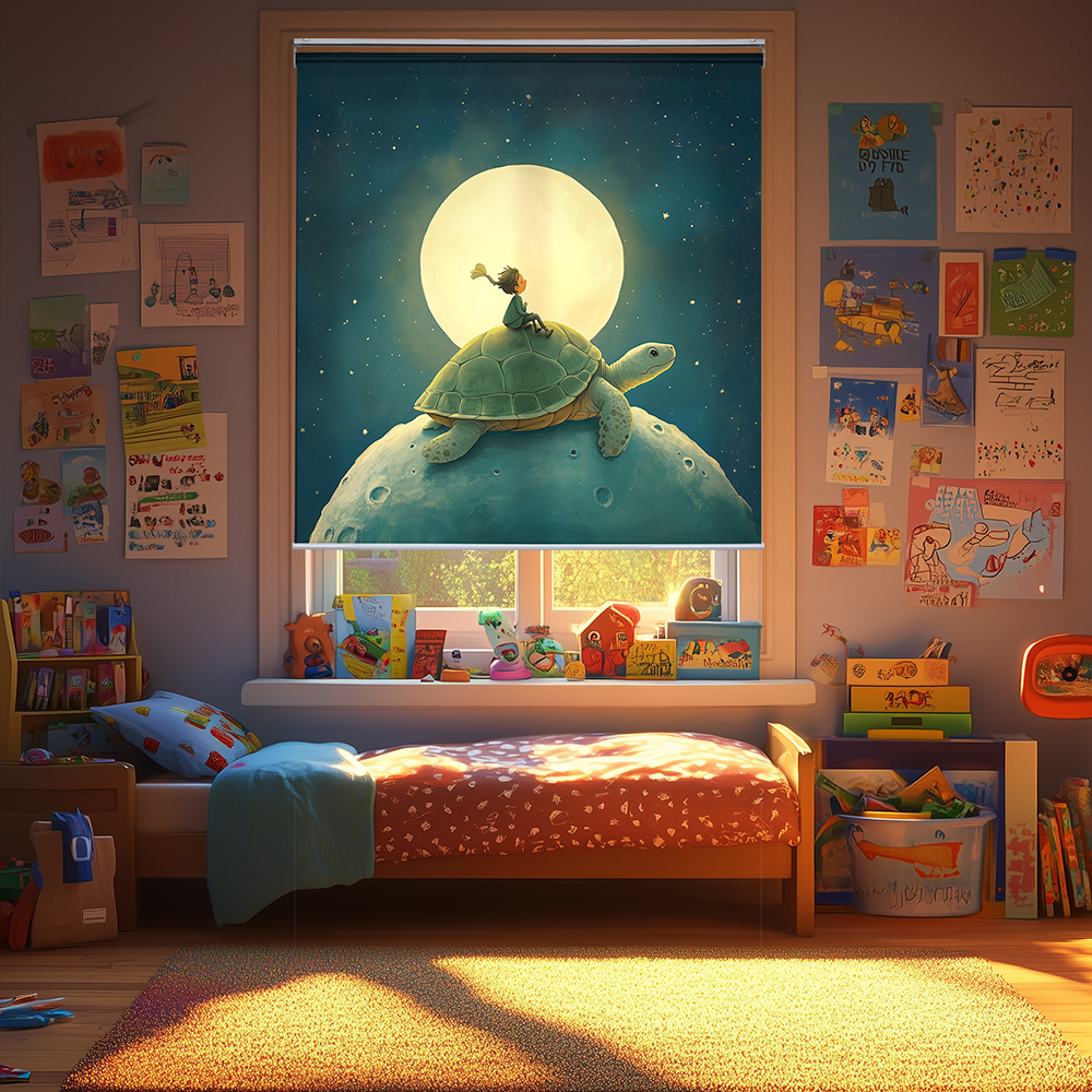 아라크네 실사롤스크린 아이방 블라인드 그림 키즈 30x30