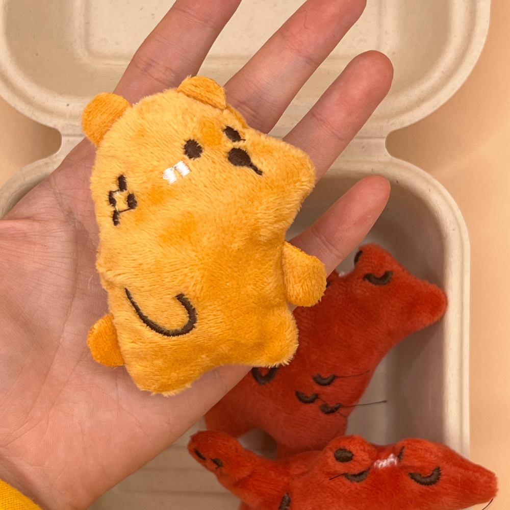 뚜담펫 아기 강아지 장난감 삑삑이 새끼 고양이 이갈이 만득이 인형 - 상세 이미지 4