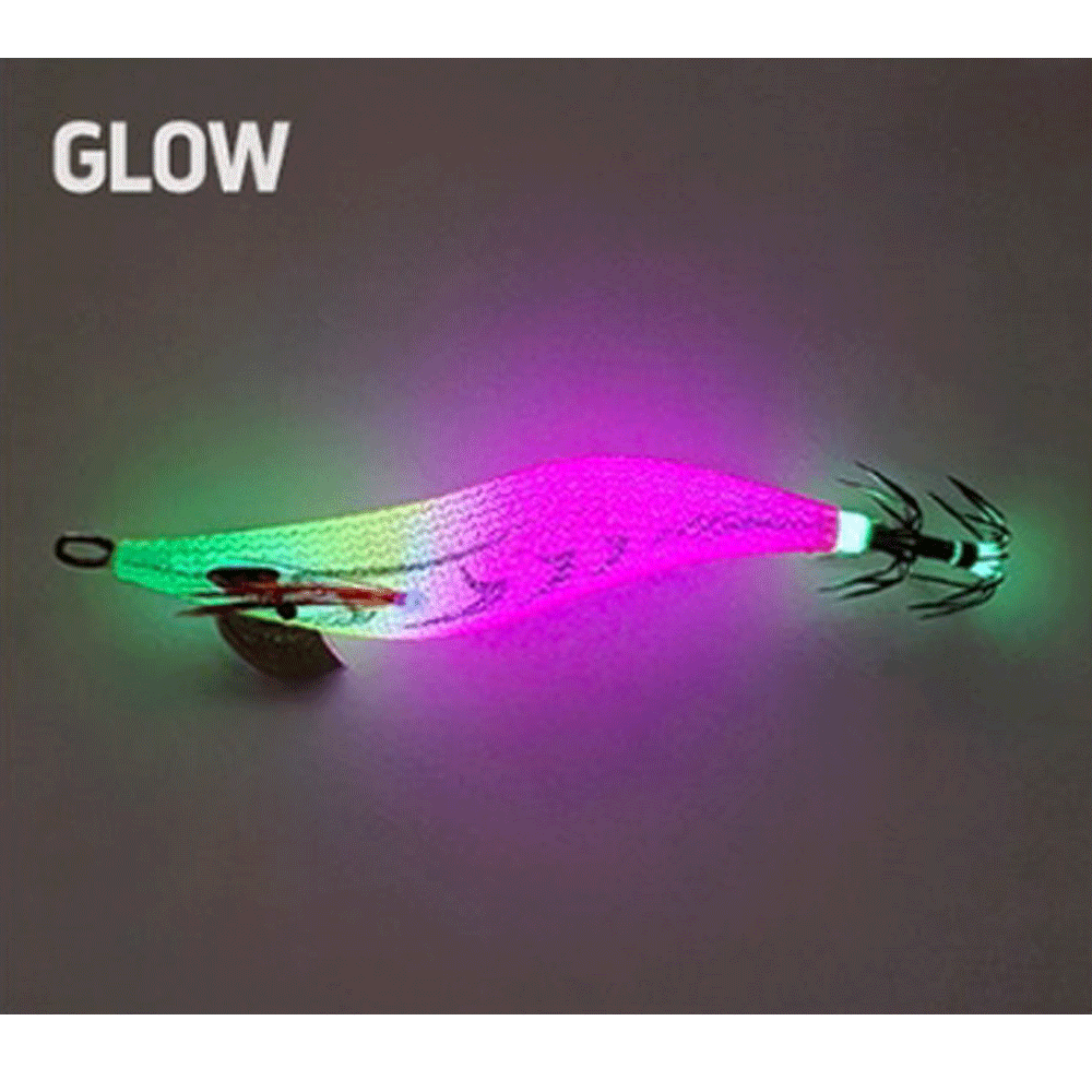 바다루어 키우라 아리 한치 갑오징어 수평 에기 슷테 루어 글로우 핑크, 9cm