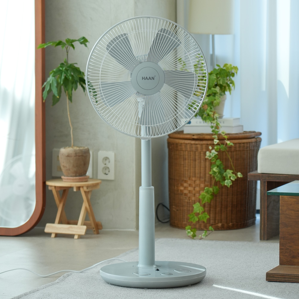 한경희 발터치 선풍기 초미풍 가정용 스탠드 리모컨 선풍기 HDC230 그레이