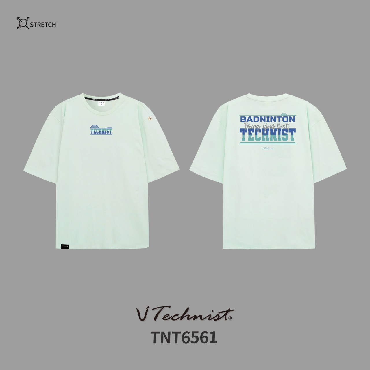 테크니스트 TNT6561 코튼라이크 남여공용 캐쥬얼 운동복 배드민턴 탁구 스쿼시 스포츠웨어 - 상세 이미지 3