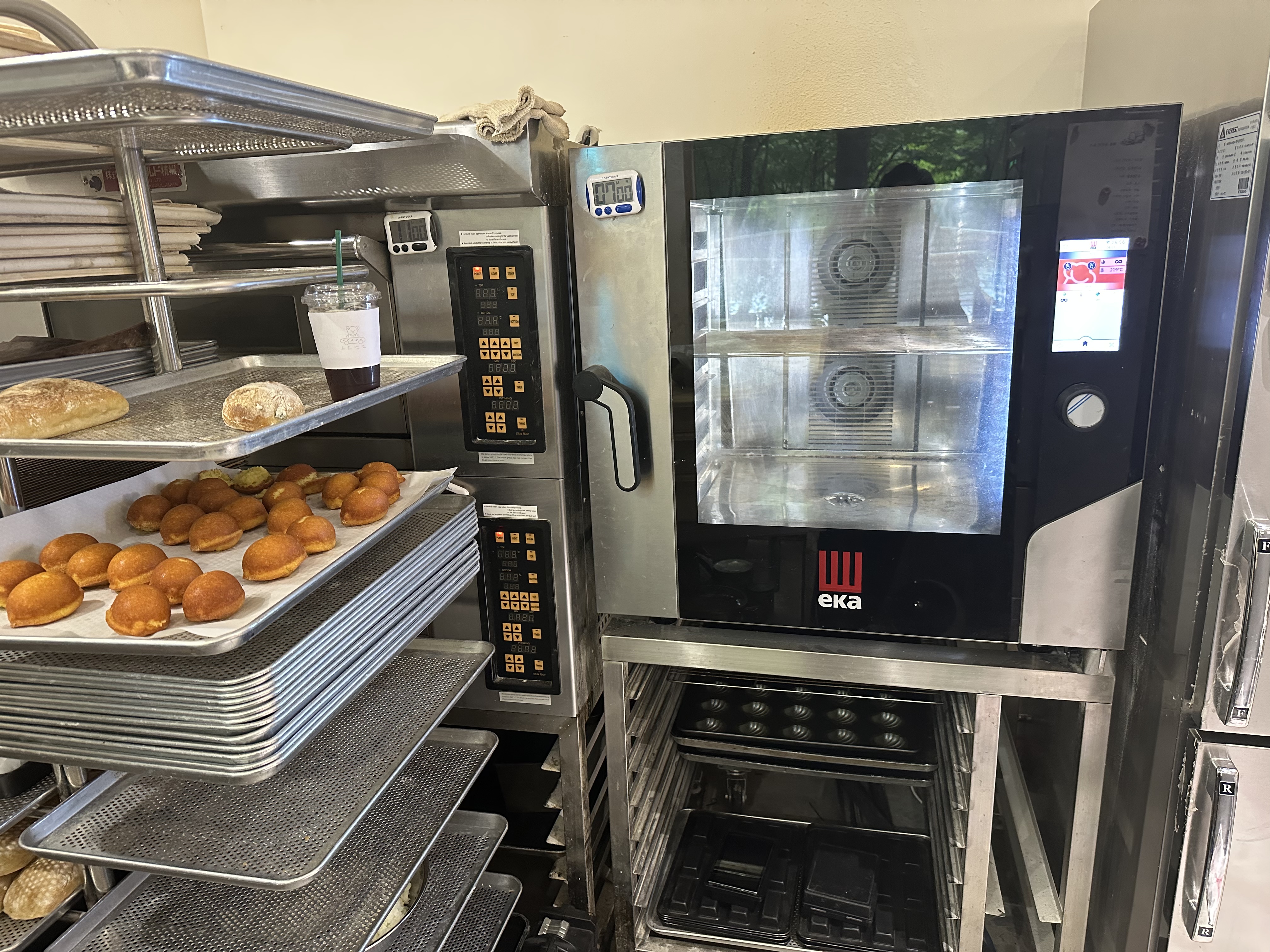 에카오븐 6단 업소용오븐기 대형 컨벡션 콤비 스팀 제과제빵 구이 급식 664BM 블랙마스크