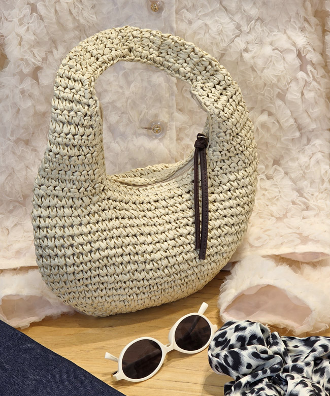 후즈백 라탄 미니 라운드백 [3COLOR]