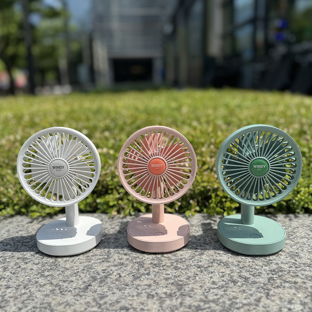 모던폴리 위니미니 선풍기 탁상용 무선 저소음 사무실 충전 BLDC 각도 조절 미니 선풍기 이미지 7