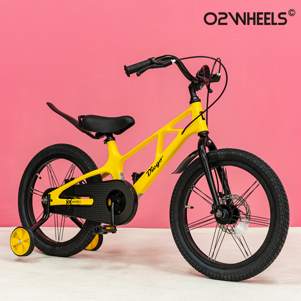 오투휠스 디에고 MG 유아 어린이 자전거 16 아동 4살 5살 6살 7살 네발 마그네슘 프레임 반조립 택배배송