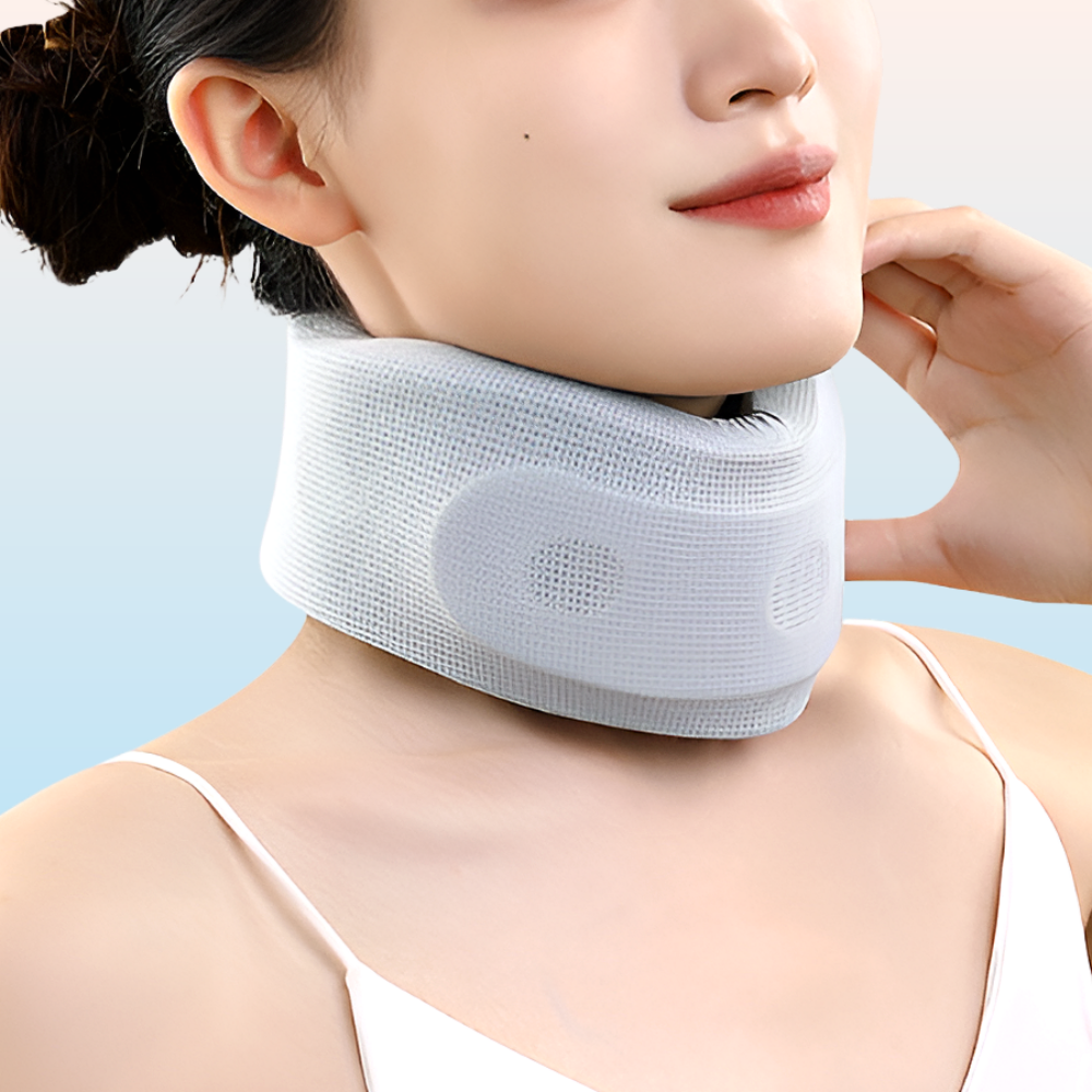 일상용 목보호대 일자 거북 목 경추 보호대 지지대 통기성과 착용감 좋은 깁스 M 제품 이미지