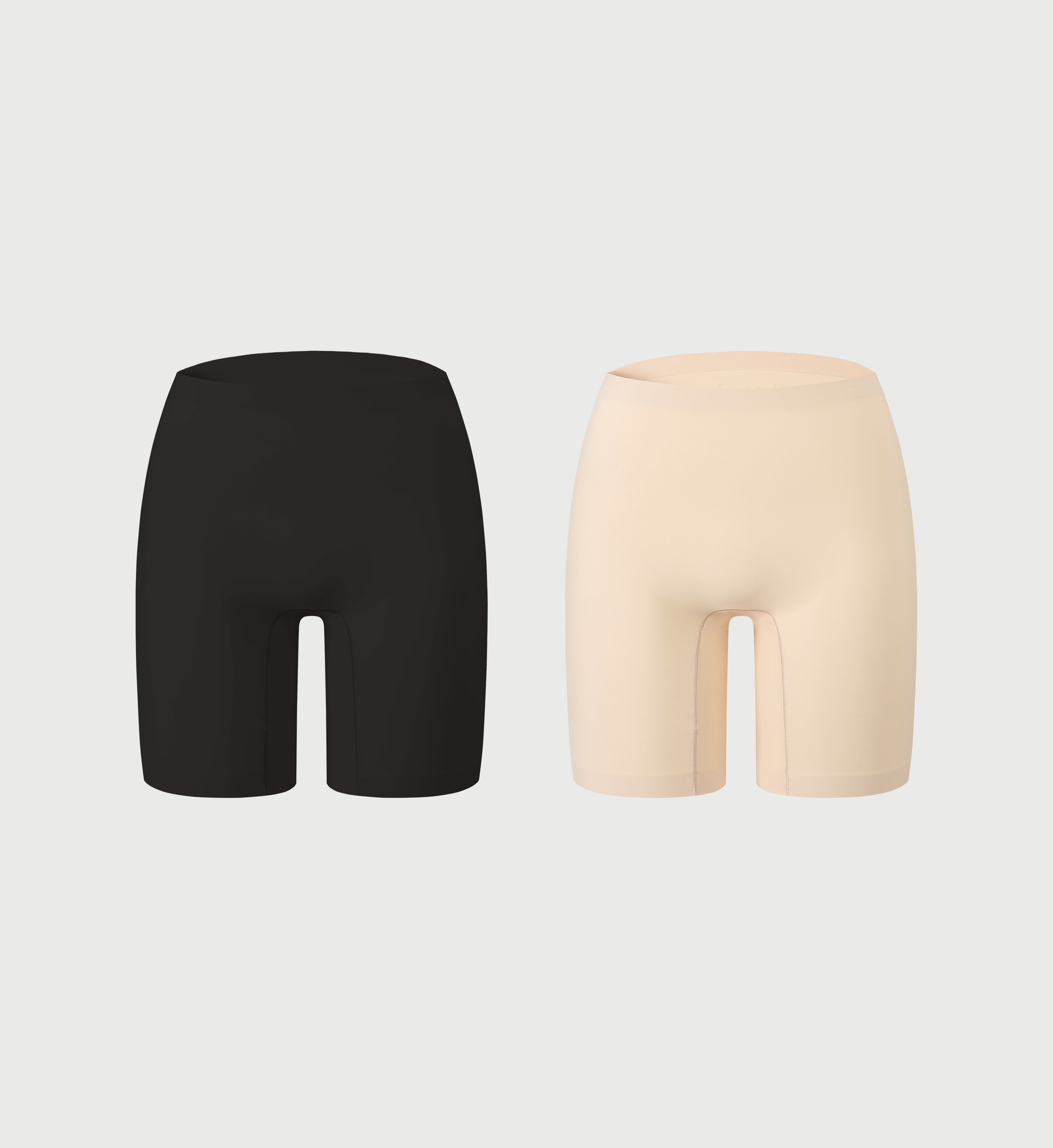 [해즈소울] 여성 드로즈 3부 2PACK 심리스 사각 통기성 팬티 속옷 - 상품 이미지