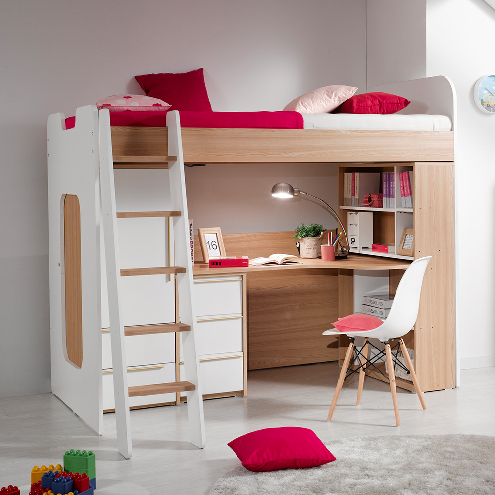 동서가구 공간활용 벙커침대 책상 옷장세트 DFS909806