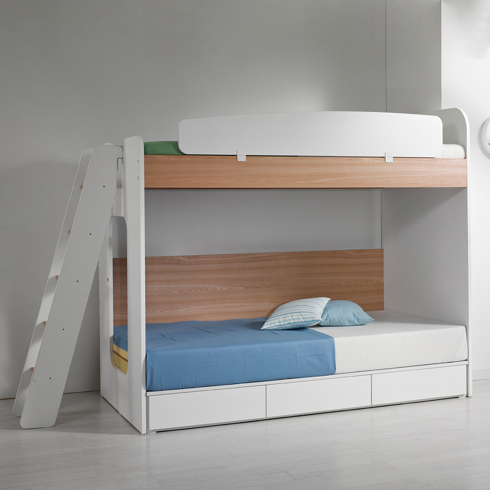 동서가구 컨셉트MU-E210 사다리 수납이층침대세트 DF903053