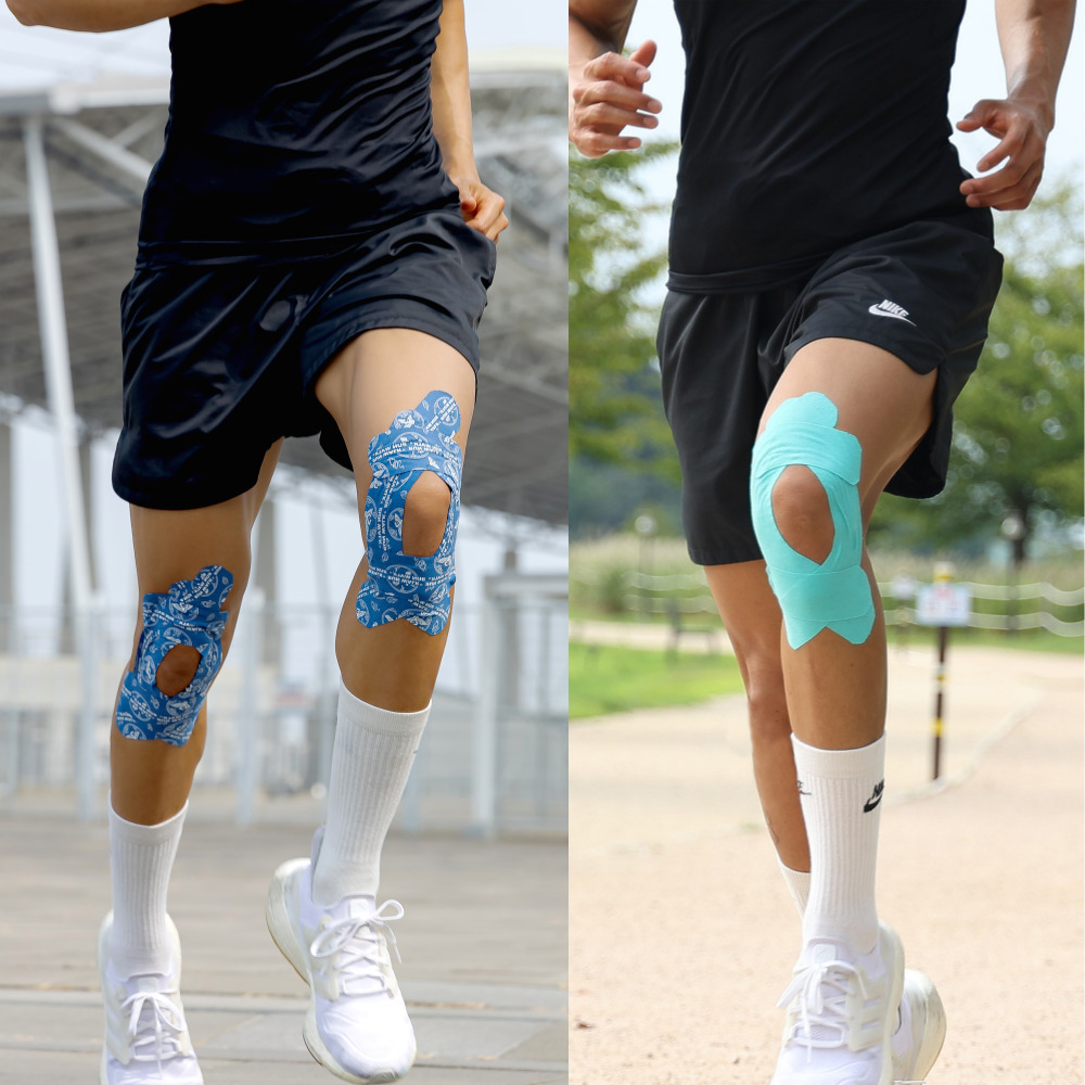 런워크 스포츠 테이프 테이핑 무릎 발목 키네시오 러닝 마라톤 근육 5cm... 운동러 솔직 후기 | 실사용 리뷰 - 대표 이미지