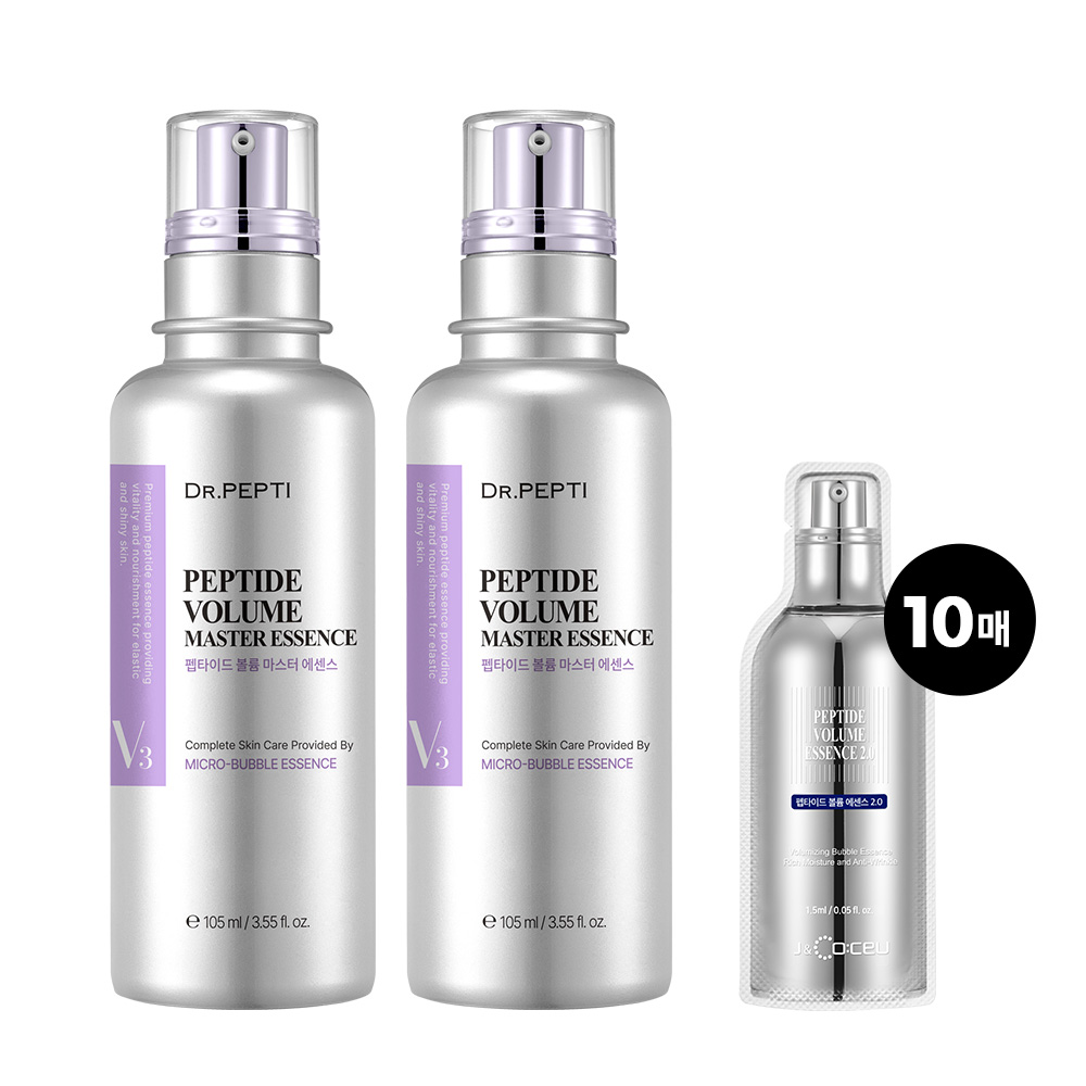 닥터펩티 펩타이드 볼륨 마스터 에센스 105ml x2개(+파우치10매)