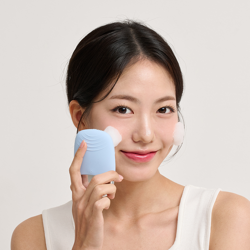 [각인/선물하기] 이야온 진동클렌저 2in1 이야 얼굴 마사지 괄사 저자극 클렌징 피지 - 상세 이미지 4
