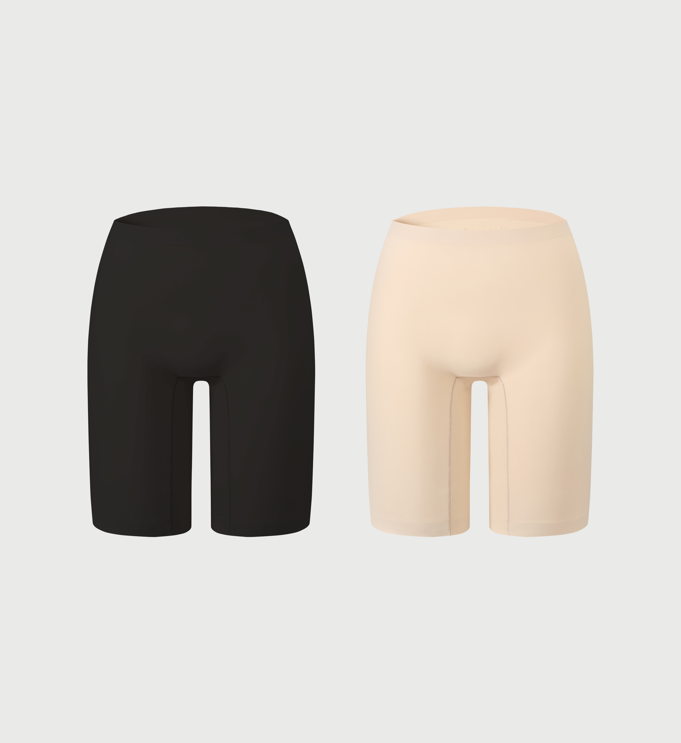[해즈소울] 여성 드로즈 4부 2PACK 심리스 사각 통기성 팬티 속옷 - 상품 이미지