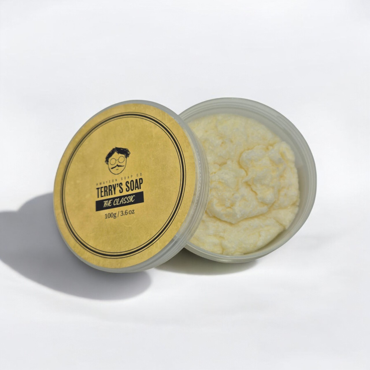 국내제조 무방부제 아티산 테리즈솝 더 클래식 쉐이빙 폼 면도 크림 비누 100g - 메인 이미지