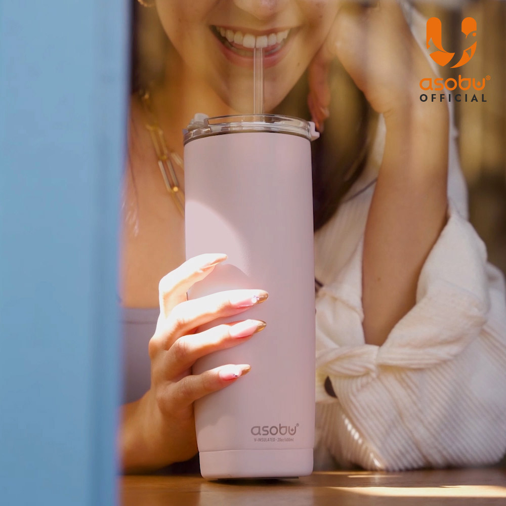 [네이버단독] 아소부 스테인레스 보온보냉 빨대텀블러 아쿠아리나 600ml 2개 - 상세 이미지 3